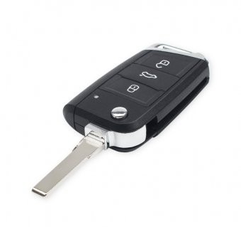 Cheie auto completa compatibila Volkswagen 433 Mhz Keyless Go 5G0959753BC 5G0959753AG Chip MQB48 foto