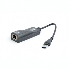 ADAPTOR RETEA GEMBIRD extern USB 3.0 port RJ-45 1000 Mbps &amp;amp;quot;NIC-U3-02&amp;amp;quot; foto