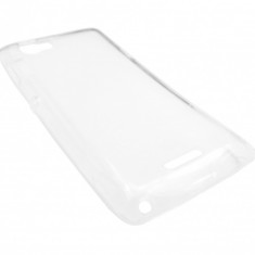 Husa silicon transparenta (cu spate mat) pentru Sony Xperia L (C2104 / C2105) S36h