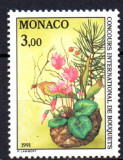 C5233 - Monaco 1991 - Flora neuzat,perfecta stare, Nestampilat