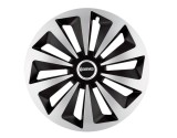 Cumpara ieftin Set 4 capace roti Fox Gri-Negru R14 pentru gama auto Daewoo, Autohelix MSA