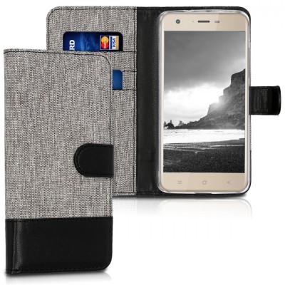 Husa pentru Blackview A7 Pro, Textil, Gri, 43718.01 foto