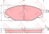 Set placute frana,frana disc TOYOTA HILUX II pick-up (LN8, RN5, LN6, YN6, YN5, LN5, RN6) (1983 - 2005) TRW GDB3109