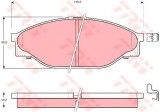 Set placute frana,frana disc TOYOTA HILUX II pick-up (LN8, RN5, LN6, YN6, YN5, LN5, RN6) (1983 - 2005) TRW GDB3109
