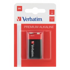 BATERIE VERBATIM 9V (9V), alcalina, 1 buc., &quot;49924&quot; (timbru verde 0.08 lei)