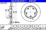 Disc frana ATE 24.0116-0137.1