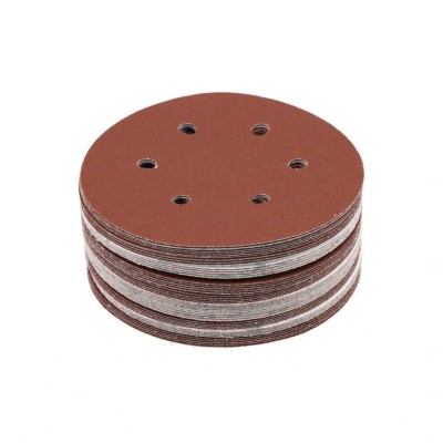 Disc abraziv 150mm 6 gauri p120 50buc Yato YT-834585 foto