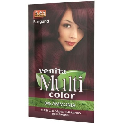 Sampon Colorant si Nuantator, Multicolor, Venita, 5.65 Burgund, 40g foto