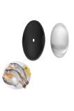Suport metalic rezistent la mirosuri cu capac pentru săpun din oțel inoxidabil &ndash; Negru 10x5.5x3.5cm