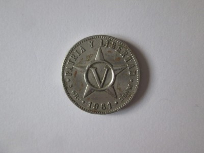 Cuba 5 Centavos 1961 foto