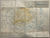 Cumpara ieftin Hartă folosită in comunism la Statiiile de meteorologie de către Meteorologul de Serviciu, 42x33 cm, cu fata - verso, cu adnotari