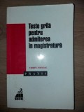 Teste grila pentru admiterea in magistratura- Viorel Voineag