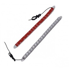 Set doua benzi cu DRL cu 18 LED-uri COB elSales ELS-DRL18 pentru autoturisme, motociclete, camioane , lumina