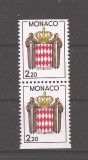 Monaco 1987 - Stema (pereche), MNH