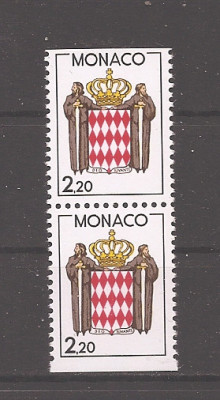 Monaco 1987 - Stema (pereche), MNH foto