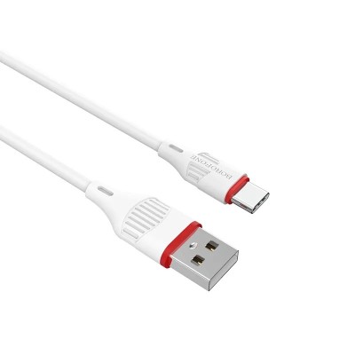Cablu Borofone 1M Alb BX17 USB-A la Type-C foto