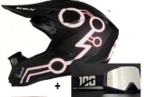 Cumpara ieftin Casca Moto Atv Cross Enduro Downhill + Ochelari 100% ,marimi disponibile XS,S,M si L
