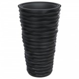 Cumpara ieftin Jardiniera cu interior detasabil, antracit, 8 / 22 L PP canelat