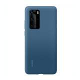 Husa Silicon Huawei P40 Pro Albastra - Protectie Telefon Premium
