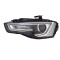 Far AUDI A5/S5 (B8), 10.2011-05.2012, partea Stanga, TYC, bi-xenon; cu &amp;quot;lumina timp de zi&amp;quot; tip LED; D3S+PWY24W; electric; fara modul lumini