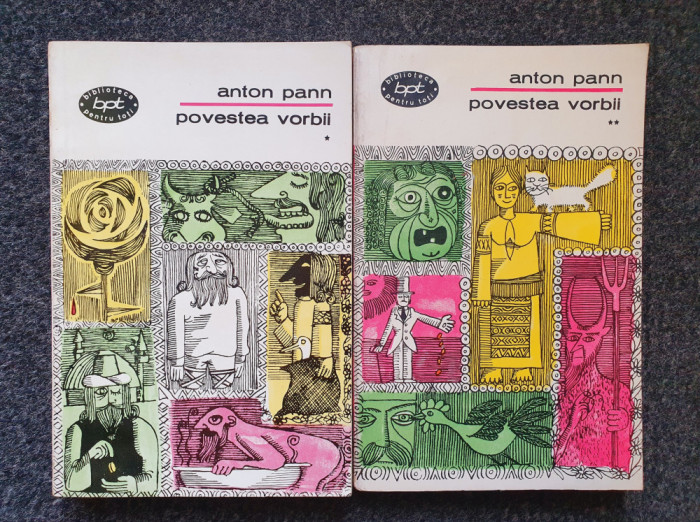 POVESTEA VORBII - Anton Pann (2 volume)