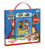 Cutie cu abtibilduri Paw Patrol, Patrula Catelusilor, pe rola, Totum