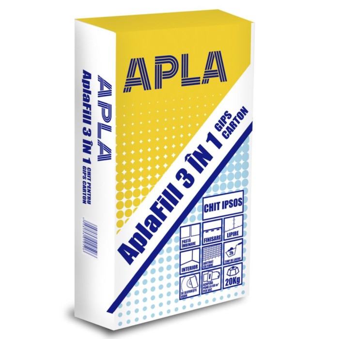 Aplafill 3 IN 1, Chit pentru placi de Gips-carton