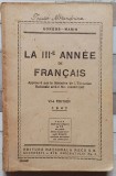 La III-e annee de Francais - Gorgos-Marin// 1947