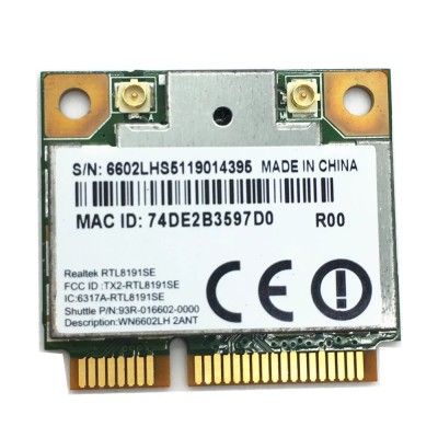 271.Modul/Placa retea wifi wireless wifi laptop RTL8191SE foto