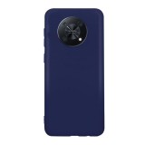 Husa compatibila cu huawei nova y90, matte efect, camera ultra safe, htpmag, albastru