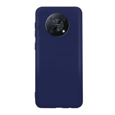 Husa compatibila cu huawei nova y90, matte efect, camera ultra safe, htpmag, albastru