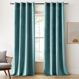 Set doua draperii catifea blackout, turcoaz deschis