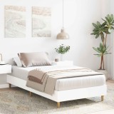 vidaXL Cadru de pat Alb 80 x 200 cm Lemn prelucrat 8009059