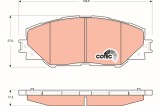 TRW GDB3424 COTEC set placute frana,frana disc