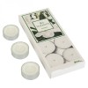 Set Lum&acirc;nări Pastilă, Aladino, Iasomie, Timp Ardere 4 Ore, Alb, 10 Bucăți, Oem
