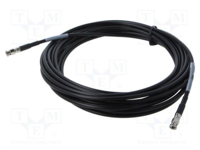 Cablu Micro BNC 7m ecranat negru drept 3M foto
