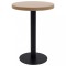vidaXL Masă de bistro, maro deschis, 60 cm, MDF 286421