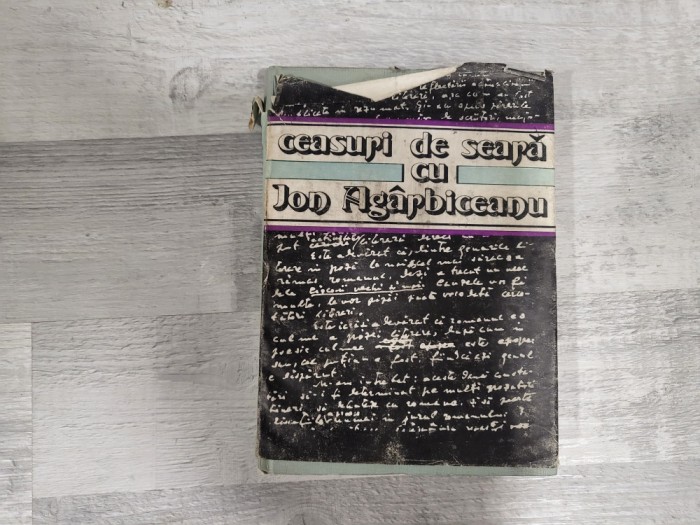 Ceasuri de seara cu Ion Agarbiceanu de Mircea Zaciu