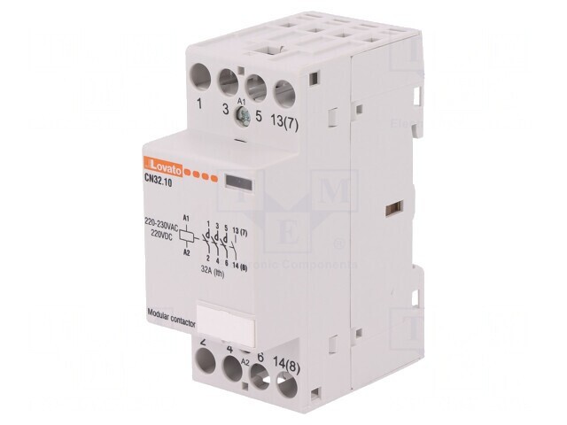 Contactor 4P 32A 220-230V AC/DC