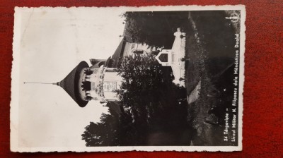 Targoviste-1940-Liceul mil. N.Filipescu dela man. Dealul-C.P.circ. foto