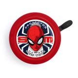 Clopot de bicicleta din metal pentru copii, model Spiderman