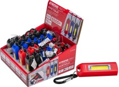 Lanterna breloc LED Strend Pro 75 lm, USB, cu carabina, mix culori