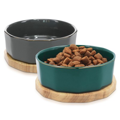 Set 2 Boluri pentru animale de companie Navaris, 800 ml, Suport antiderapant, 50946.80 foto