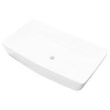 Cumpara ieftin Chiuveta dreptunghiulara, alb, 71 x 39 cm, ceramica de lux