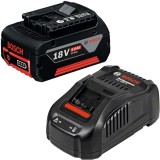 Bosch GBA + GAL 1880 CV - Acumulator Li-Ion 18 V 4 Ah + Incarcator