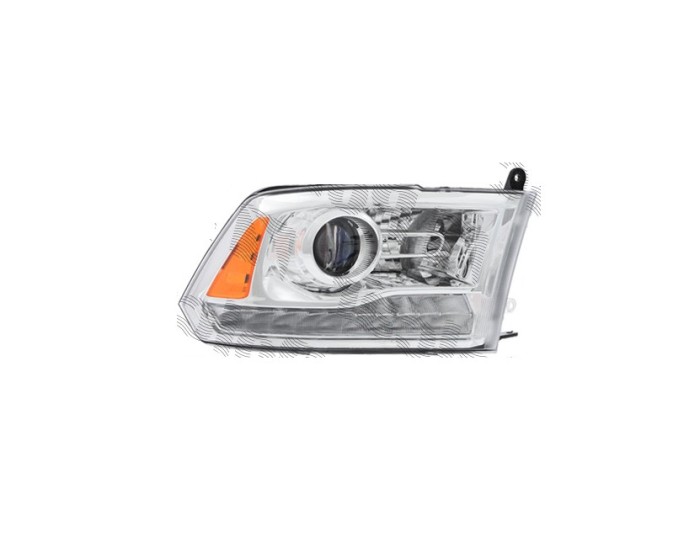Far RAM 1500/2500/3500, 01.2018-; RAM 1500/2500/3500/CLASSIC, 05.2012-, partea dreapta, lense; cu LED indicator; cu daytime running light; cu LED par