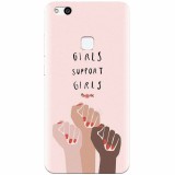 Husa silicon pentru Huawei P10 Lite, Girls Supportgirls