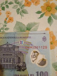 Bagnote 100 lei &icirc;nseriate &icirc;n număr de 24 bucăți tipărite &icirc;n 01.01.2018