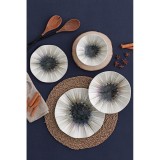 Cumpara ieftin Serviciu de masa, Set 24 piese pentru cina, Portelan, Multicolor, 29x28x36 cm