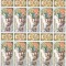 RO-0099-ROMANIA 1995-Lp1384-Ziua marcii postale -Coala de 10 timbre nestamp MNH